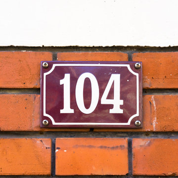 house number 104