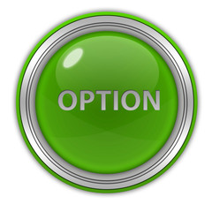 option circular icon on white background