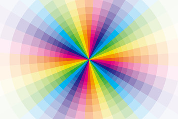 #Background #wallpaper #Vector #Illustration #design #free #free_size #charge_free #colorful #color rainbow,show business,entertainment 背景,素材,壁紙,虹,虹色,レインボー,七色,放射状,カラフル,放射,円,輪,丸,ワープ,空間,異次元,四次元,異空間,亜空間
