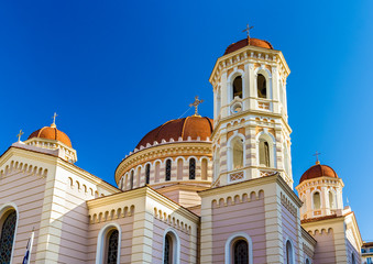 Fototapeta na wymiar Cathedral of St. Gregory Palamas in Thessaloniki, Greece