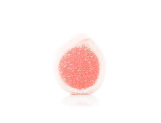 Fototapeta premium fruit jelly on white background