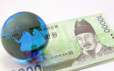 金融イメージ　韓国　ウォン