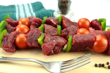 brochettes de boeuf