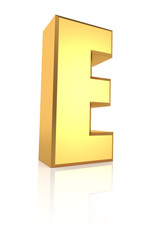 3d Letter E