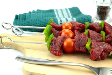 brochettes de boeuf
