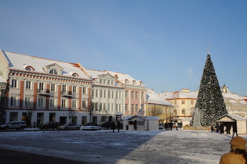 Fototapeta na wymiar Old Town in winter