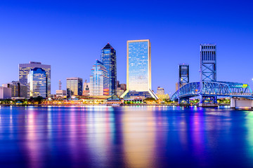 Jacksonville, Florida, USA Skyline on St. Johns River