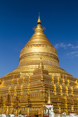 Shwezigon Pagoda, Bagan, Myanmar (Burma)