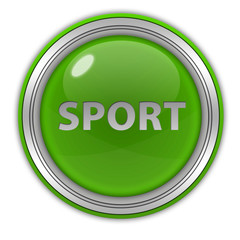 Sport circular icon on white background