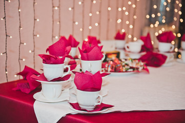 Table with tea glasses 1651.