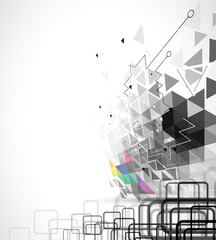 abstract technology background Business & development direction