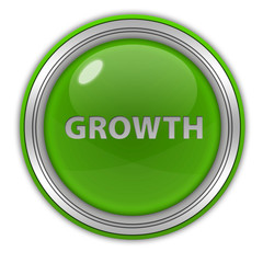 Growth circular icon on white background