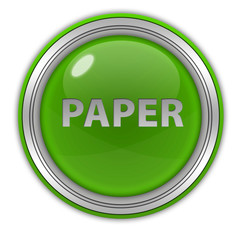 Paper circular icon on white background