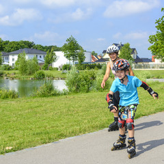 Inline-Skating im Park