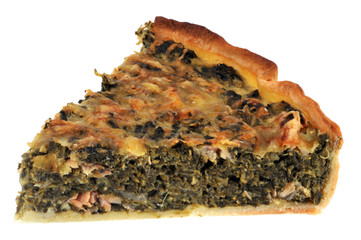 Une part de tarte aux épinards