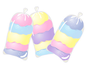 cotton candy bags