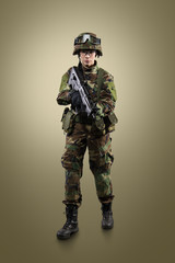 NATO soldier.