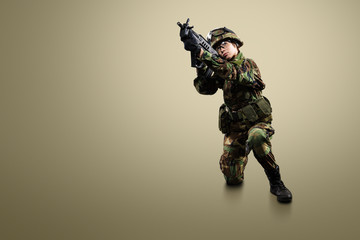NATO soldier.