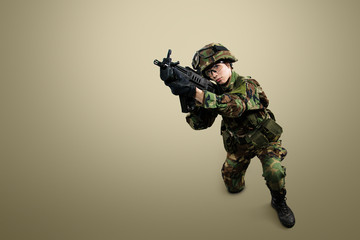 NATO soldier.