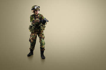 NATO soldier.