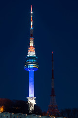 Obraz premium Seoul tower,Namsan tower in korea