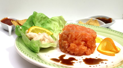 tartare di salmone