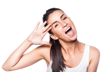 Fototapeta premium Oh wow, I won! That's incredible!