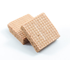 Pile of chocolate wafers