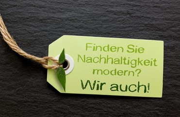 Nachhaltigkeit