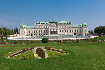 Obraz premium Belvedere palace in Vienna