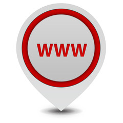 www pointer icon on white background