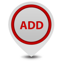 add pointer icon on white background