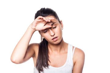 Fototapeta premium Oh, i'm really exhausted!