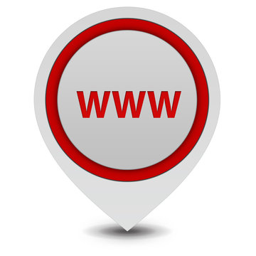 www pointer icon on white background
