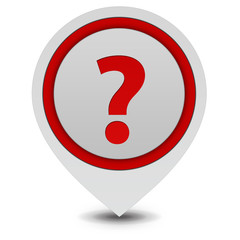 information pointer icon on white background