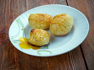hasselback potato