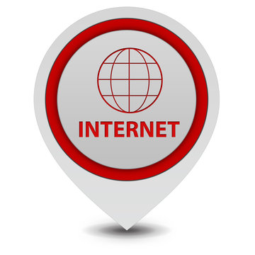 inernet pointer icon on white background