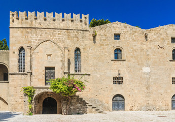 Fototapeta na wymiar Building in the old town. Rhodes. Greece