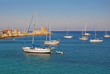 the city of Rhodes