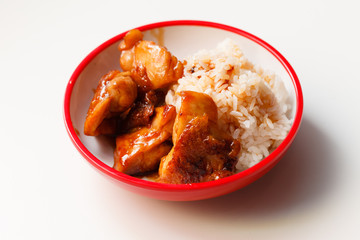rice with chicken