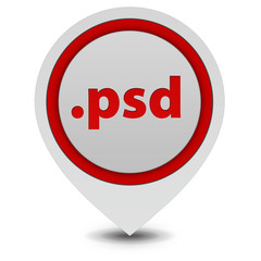 .psd pointer icon on white background