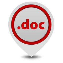 .doc pointer icon on white background