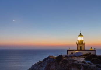 Fototapeta na wymiar Greek Lighthouse