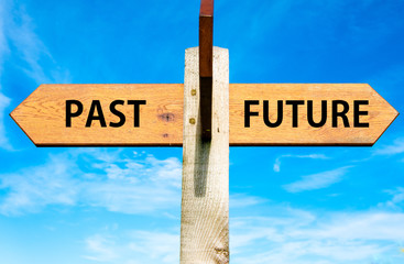 Past versus Future messages, Mindset conceptual image