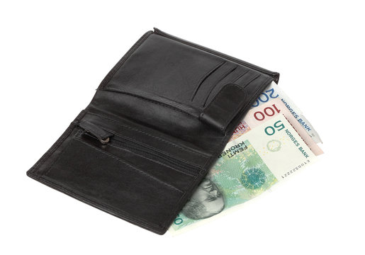 Wallet with Norwegian money