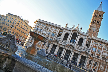 Roma, piazza Santa Maria Maggiore