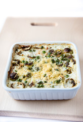 Vegetable baked pudding