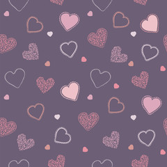 Valentine blueberry pattern