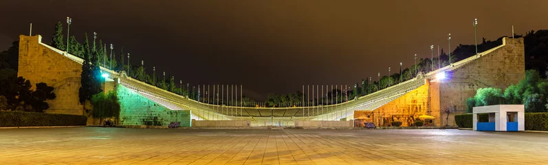 Panathenaic Stadium in Athens at night - Greece © Leonid Andronov