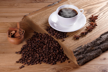 Freshly brewed coffe.